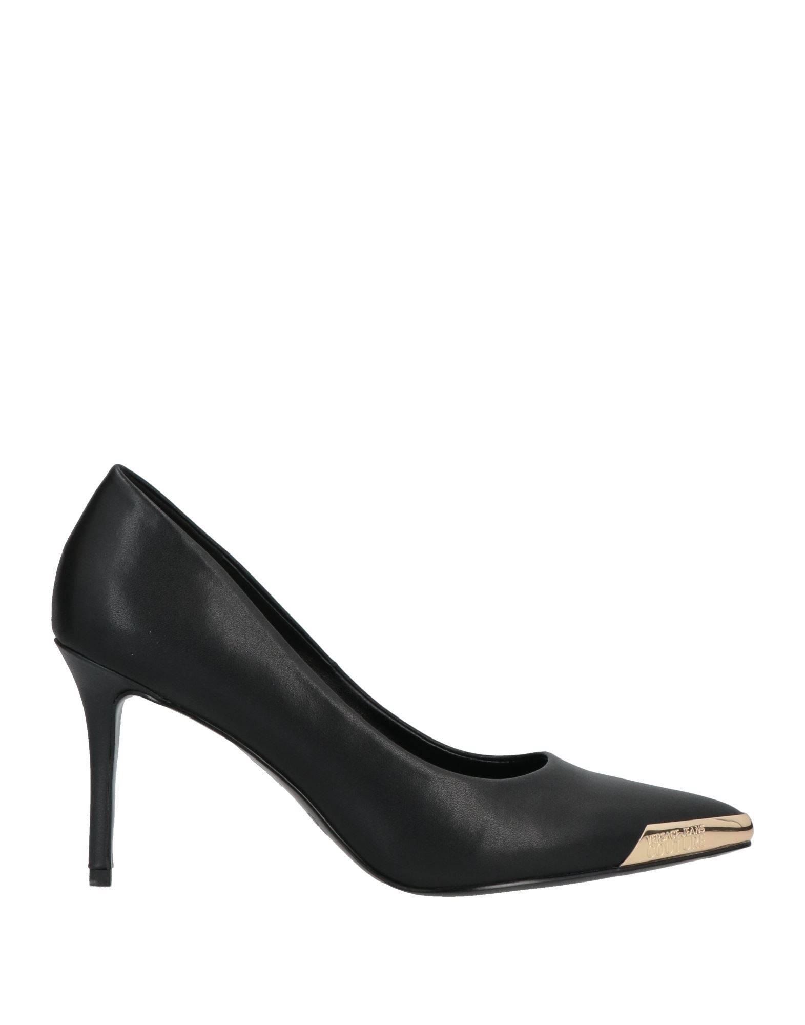 Versace Jeans Couture Black Scarlett Heels In Black