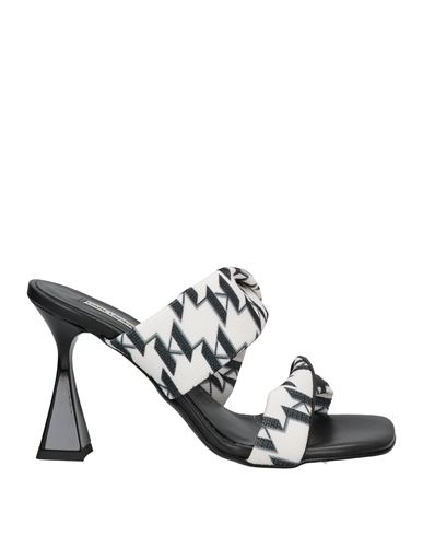 Shop Karl Lagerfeld Woman Sandals Black Size 6 Soft Leather, Textile Fibers