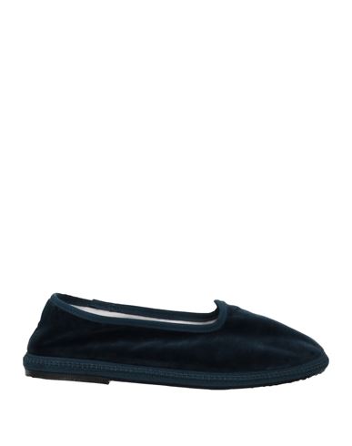PAPUSSE PAPUSSE WOMAN LOAFERS MIDNIGHT BLUE SIZE 7 TEXTILE FIBERS