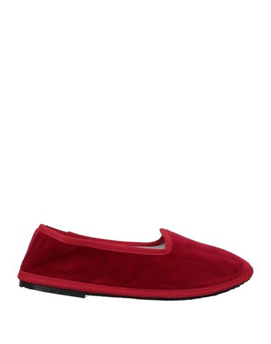 PAPUSSE PAPUSSE WOMAN LOAFERS RED SIZE 6 TEXTILE FIBERS