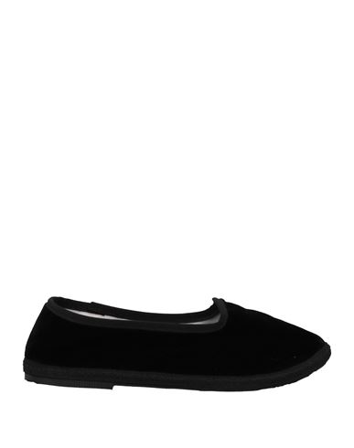 Papusse Woman Loafers Black Size 7 Textile Fibers