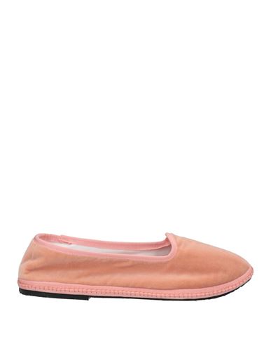 Papusse Woman Loafers Salmon Pink Size 10 Textile Fibers