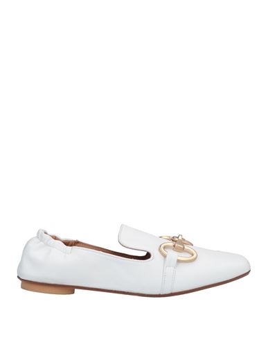 J D Julie Dee Woman Loafers White Size 6 Soft Leather