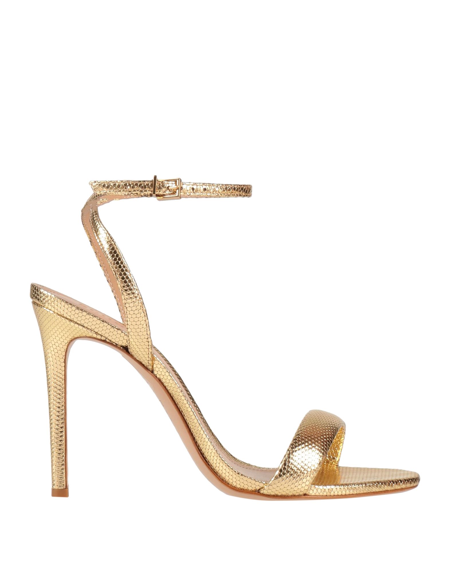 Schutz Sandals In Gold