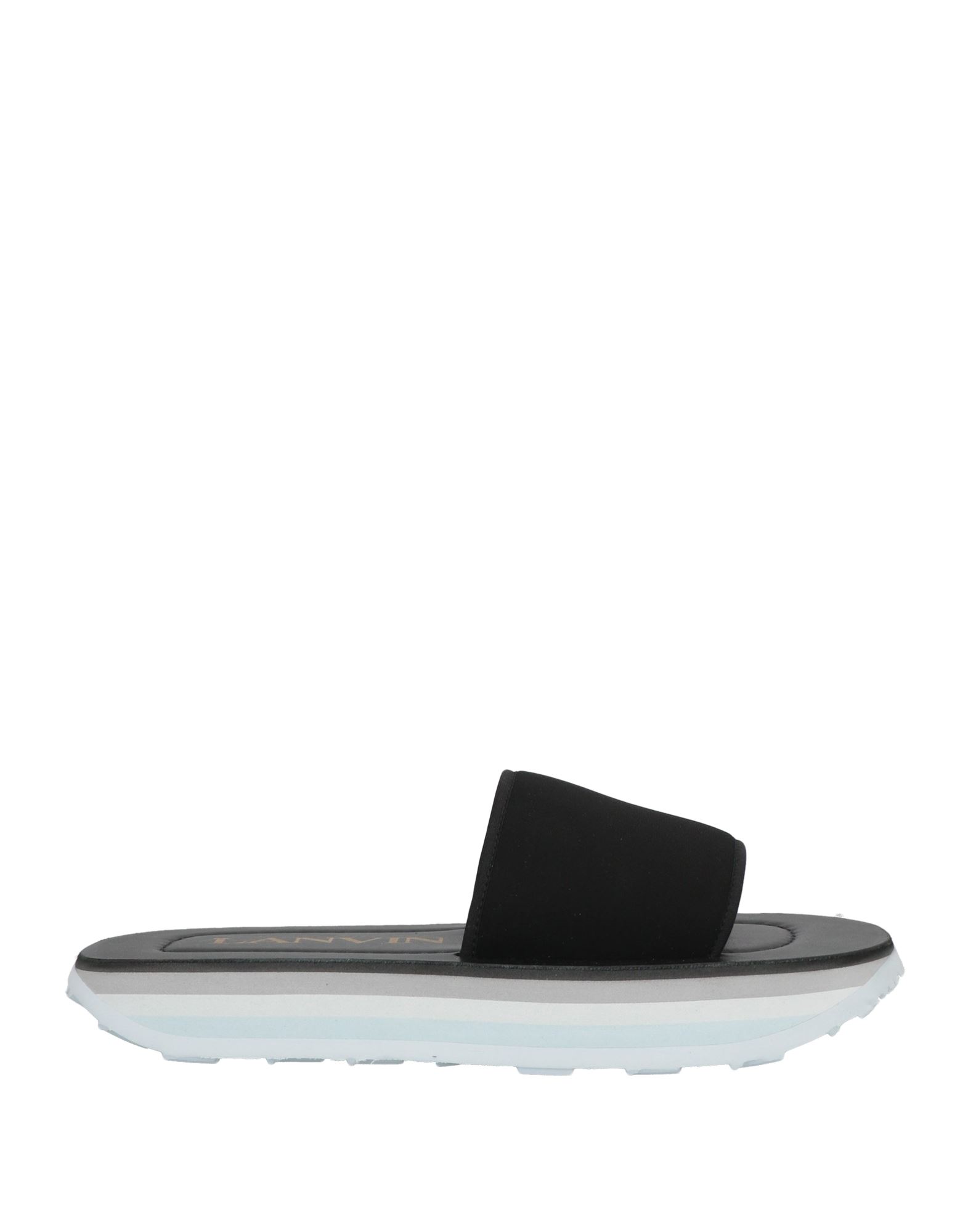 Lanvin Chunky Open-toe Sandals In Black