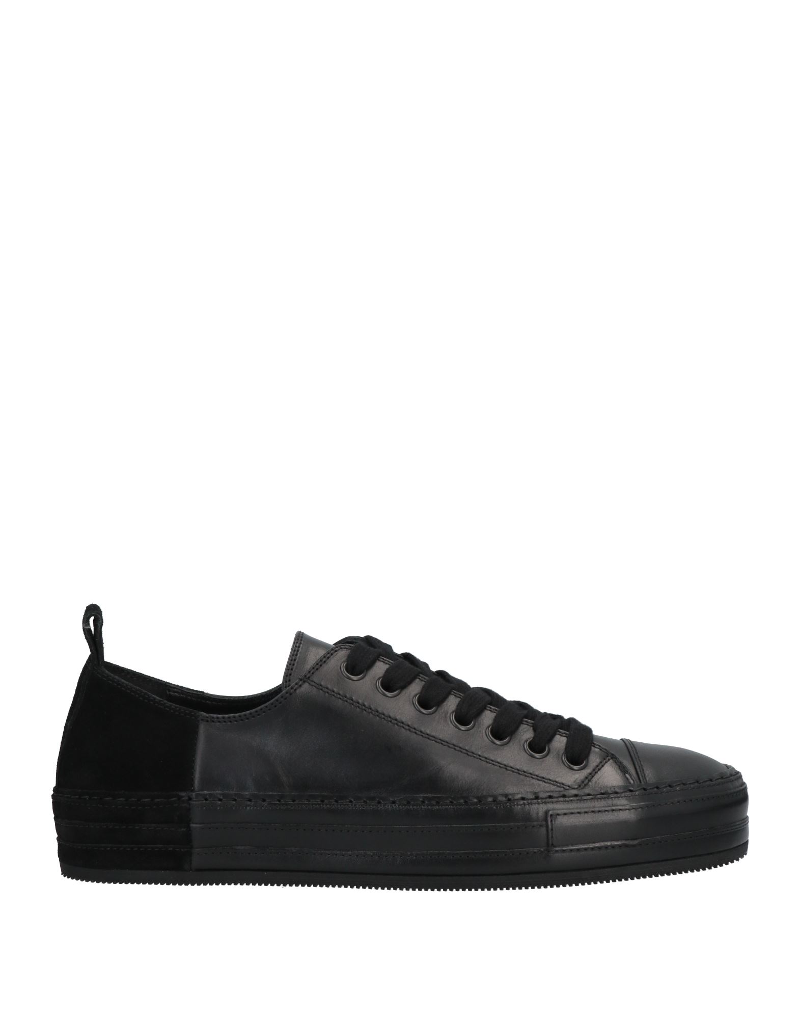 Shop Ann Demeulemeester Man Sneakers Black Size 7 Soft Leather