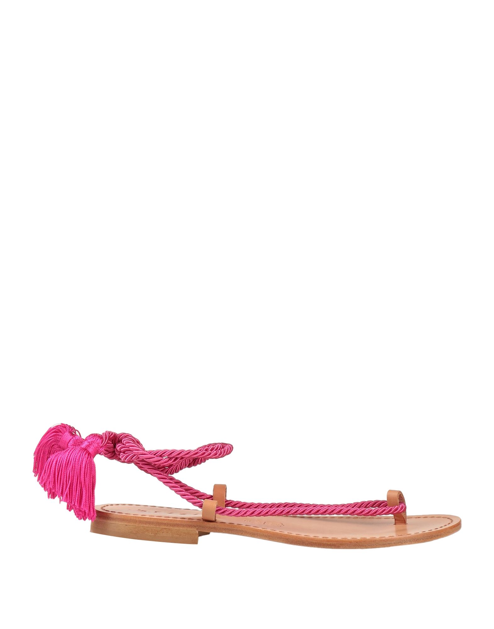 Sfizio Toe Strap Sandals In Pink
