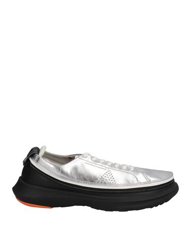 Acbc Man Sneakers Silver Size 7 Textile Fibers