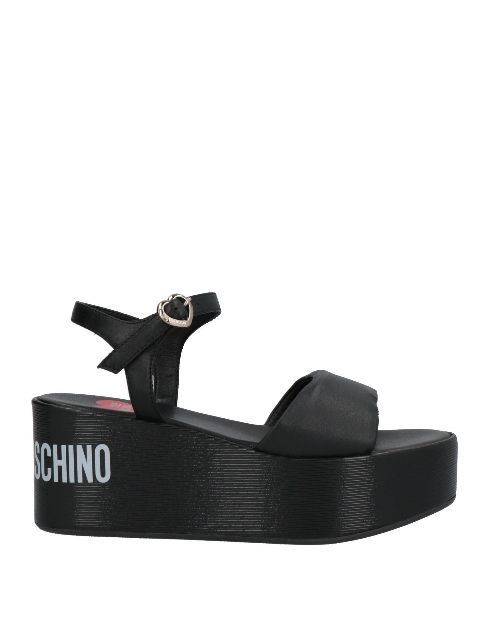 Love Moschino Sandals In Black