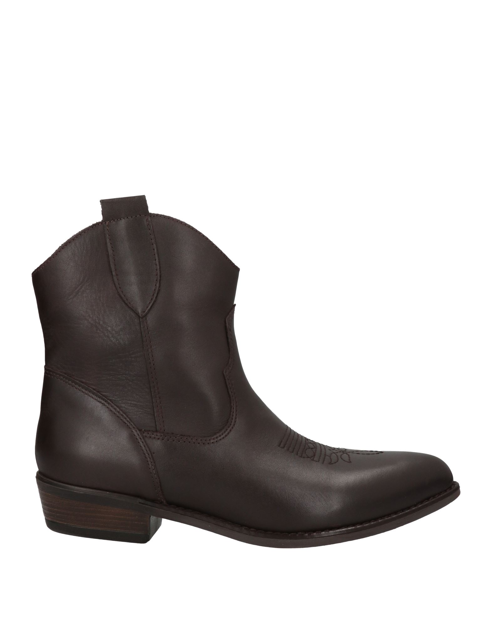 Geneve Ankle Boots In Dark Brown