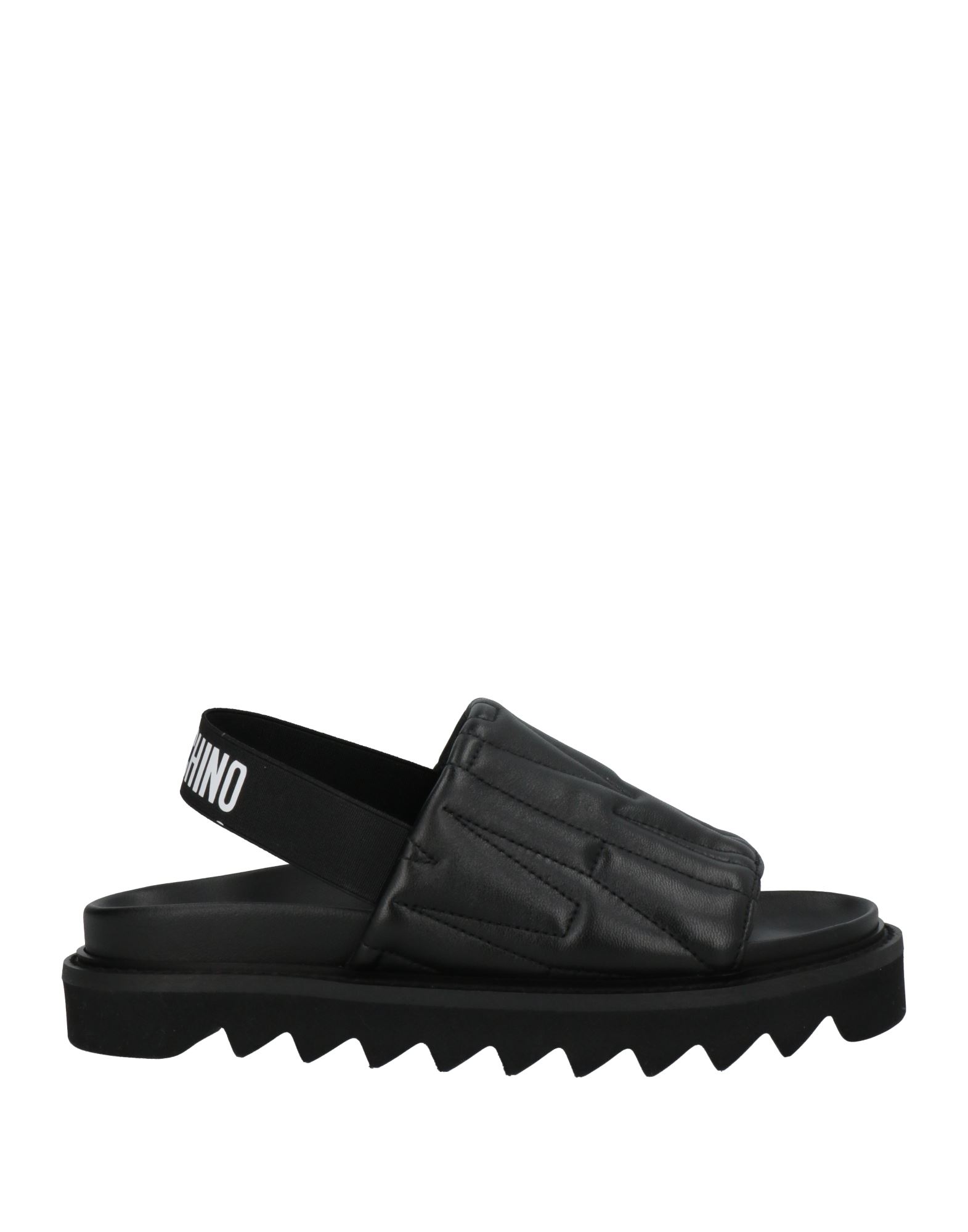 Moschino Sandals In Black