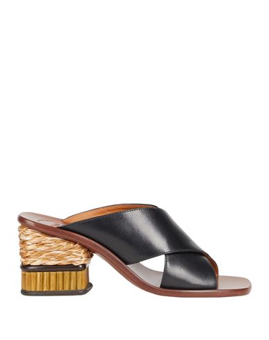 Chloé Woman Sandals Black Size 5 Soft Leather