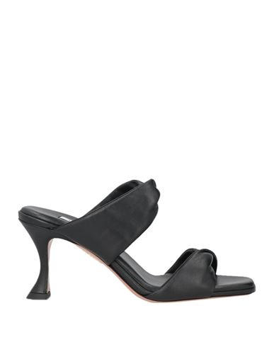 Aquazzura Woman Sandals Black Size 6 Soft Leather