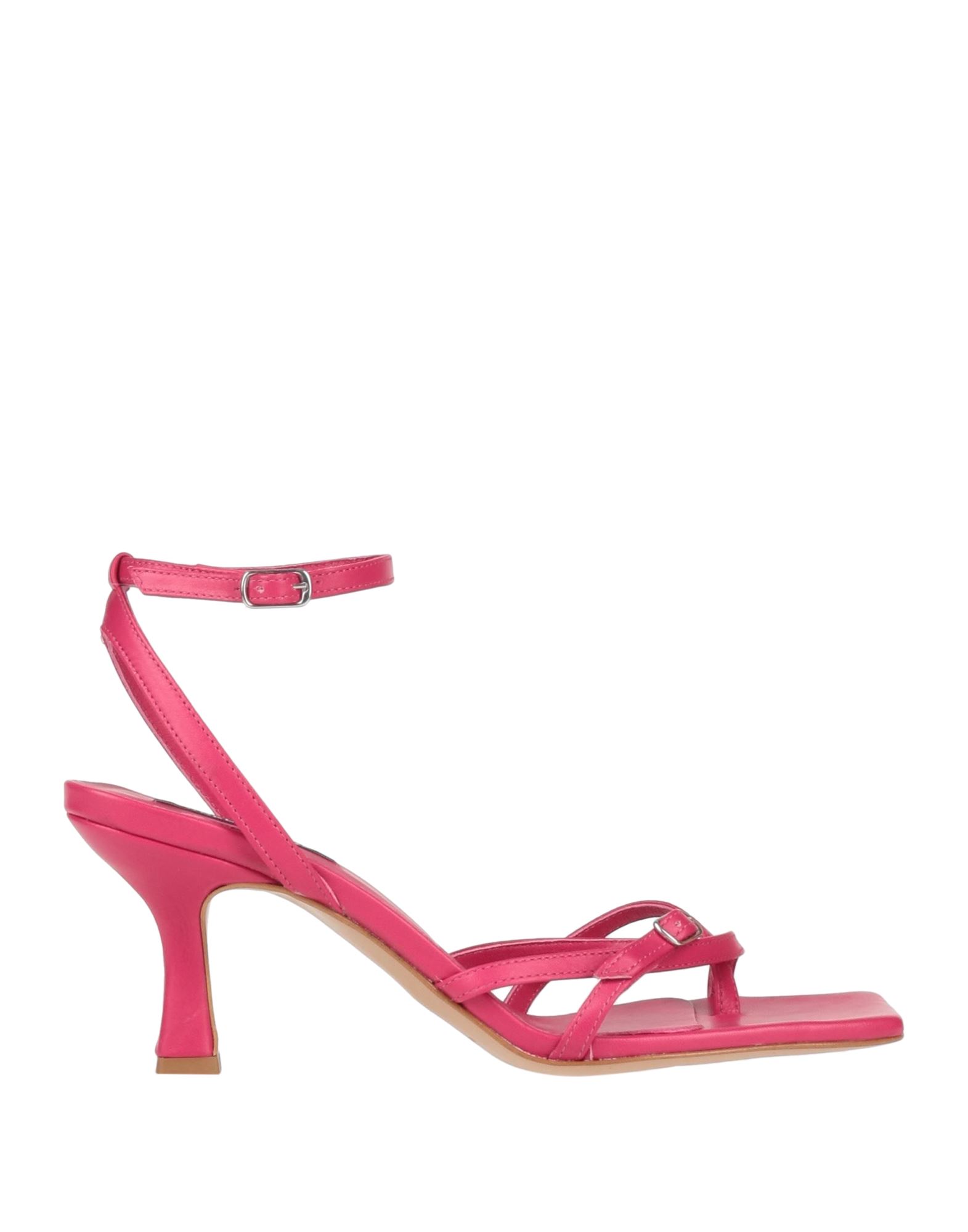 Gisel Moire Sandals In Pink