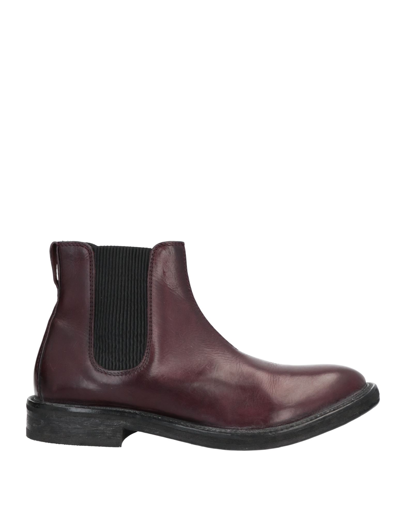 Moma Ankle Boots In Burgundy