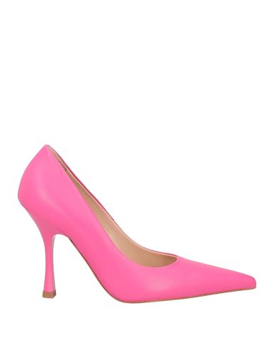 Liu •jo Leonie Hanne X  Woman Pumps Magenta Size 7 Soft Leather In Magenta