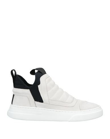 Shop Bruno Bordese Man Sneakers White Size 6 Soft Leather, Textile Fibers