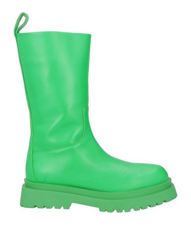 Liu •jo Leonie Hanne X  Woman Boot Green Size 7 Calfskin In Green