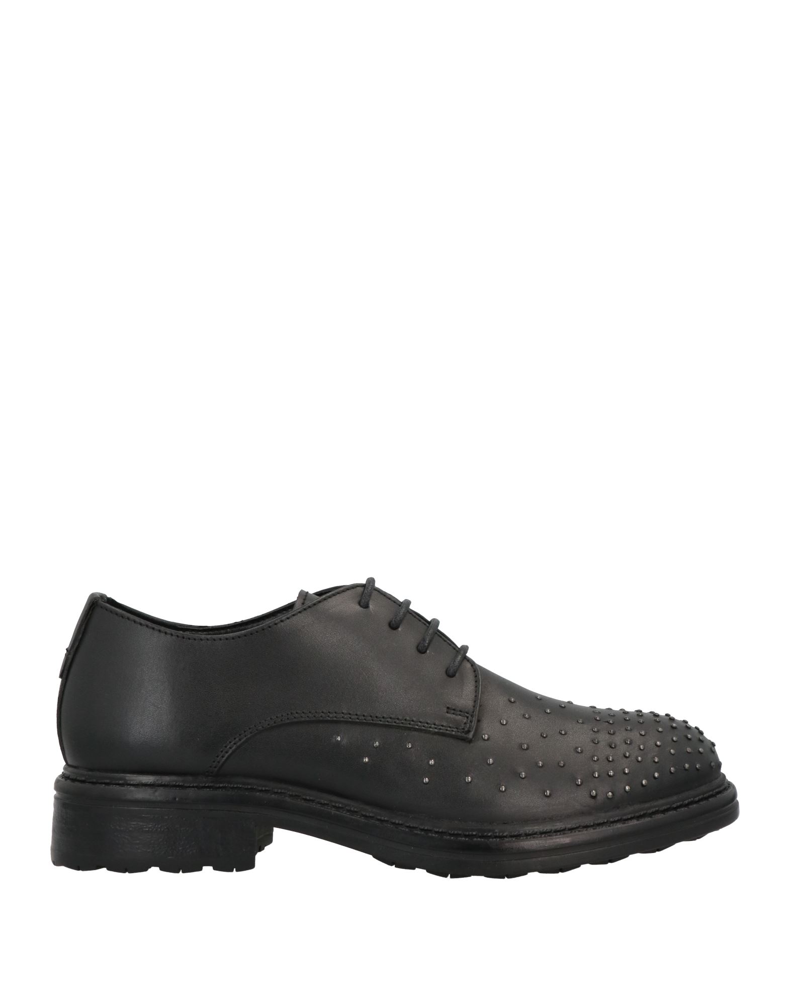 Shop Pregunta Woman Lace-up Shoes Black Size 8 Soft Leather