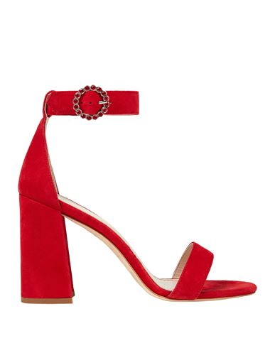 Maje Woman Sandals Red Size 6 Soft Leather In Red