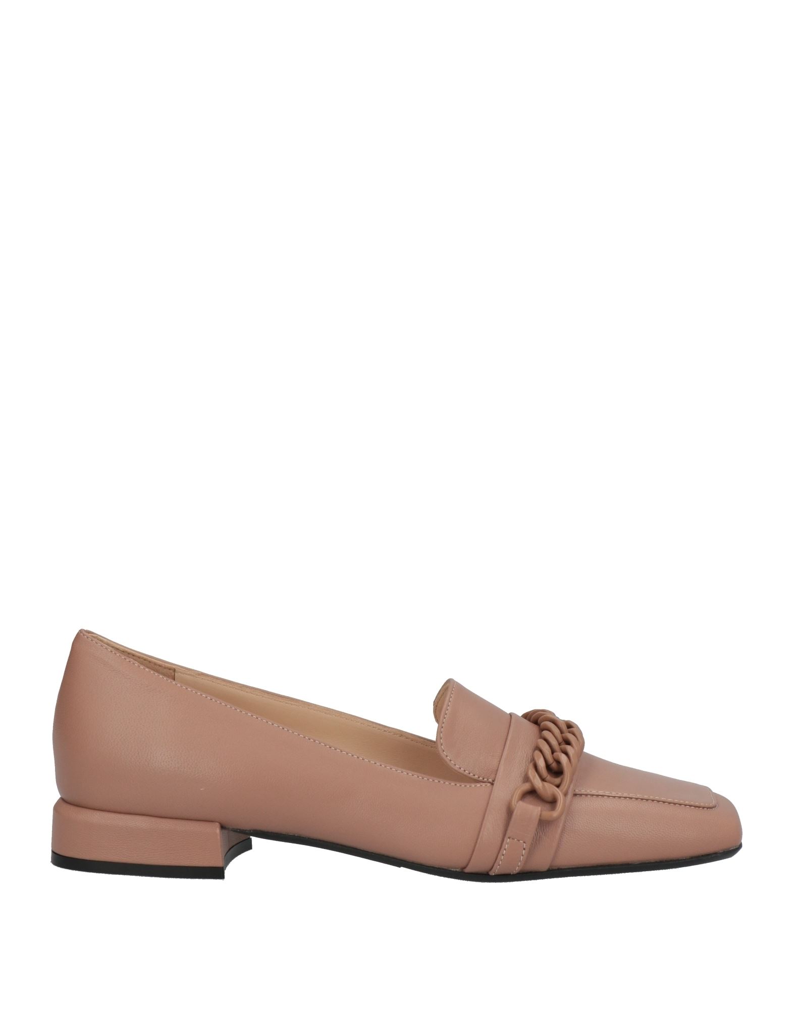 Shop Baldinini Woman Loafers Pastel Pink Size 8 Lambskin