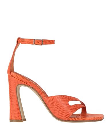Karida Woman Toe Strap Sandals Orange Size 11 Soft Leather