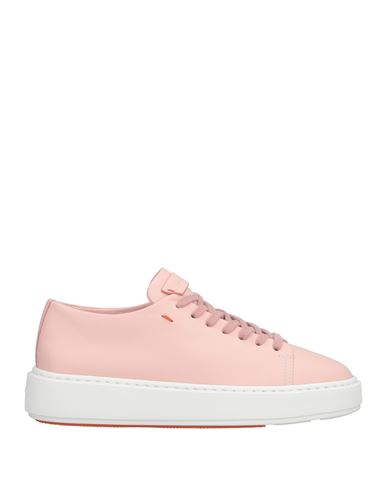 Santoni Woman Sneakers Light Pink Size 6 Soft Leather