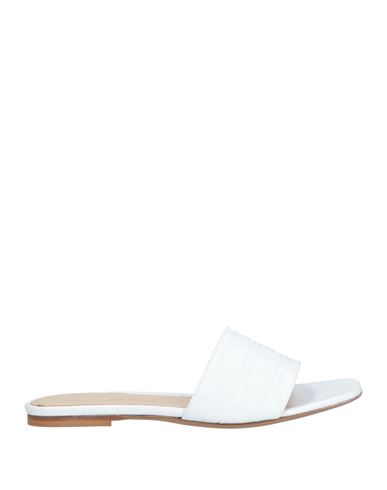 Maria Vittoria Paolillo Mvp Woman Sandals White Size 10 Soft Leather