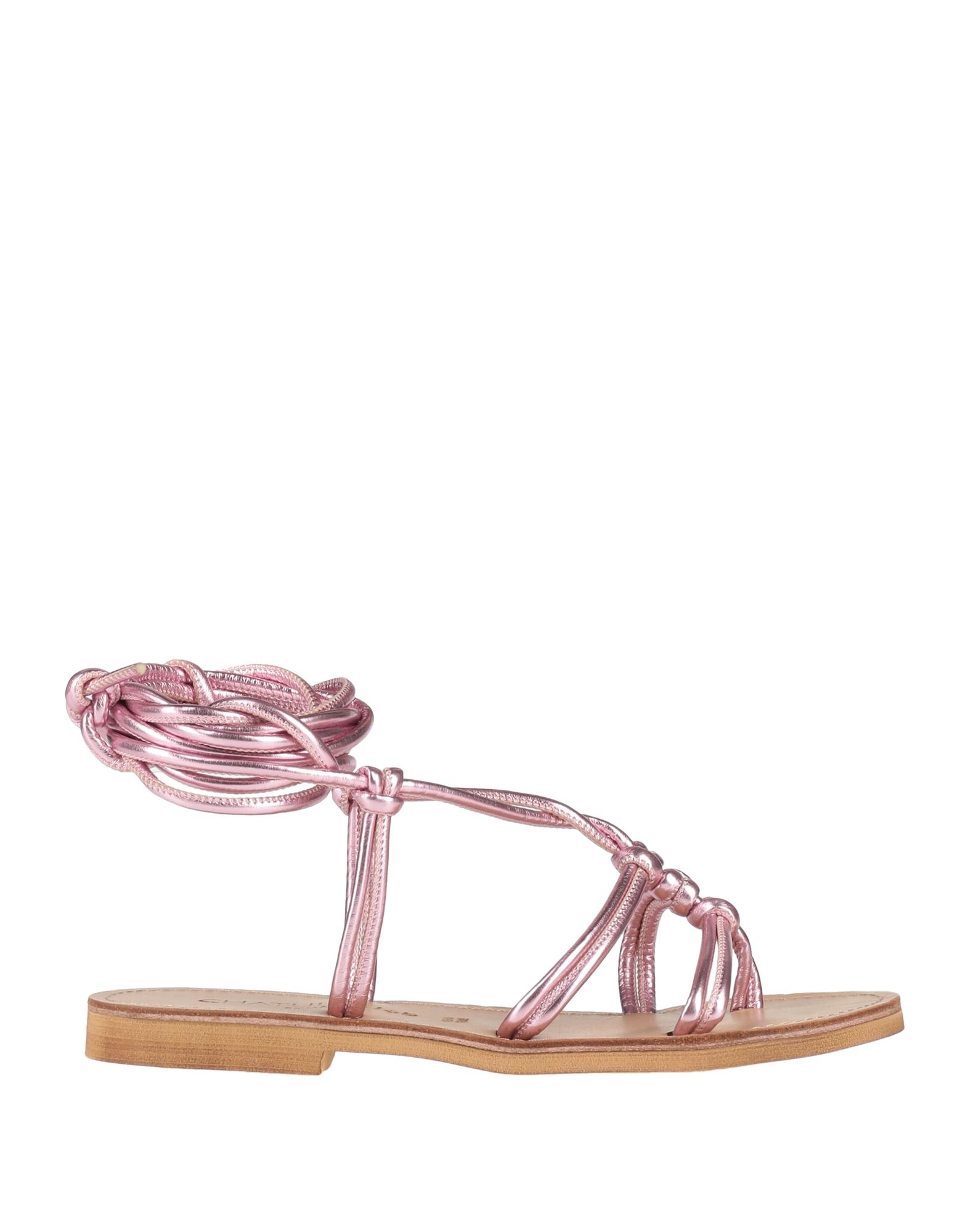 Chatulle Toe Strap Sandals In Pink