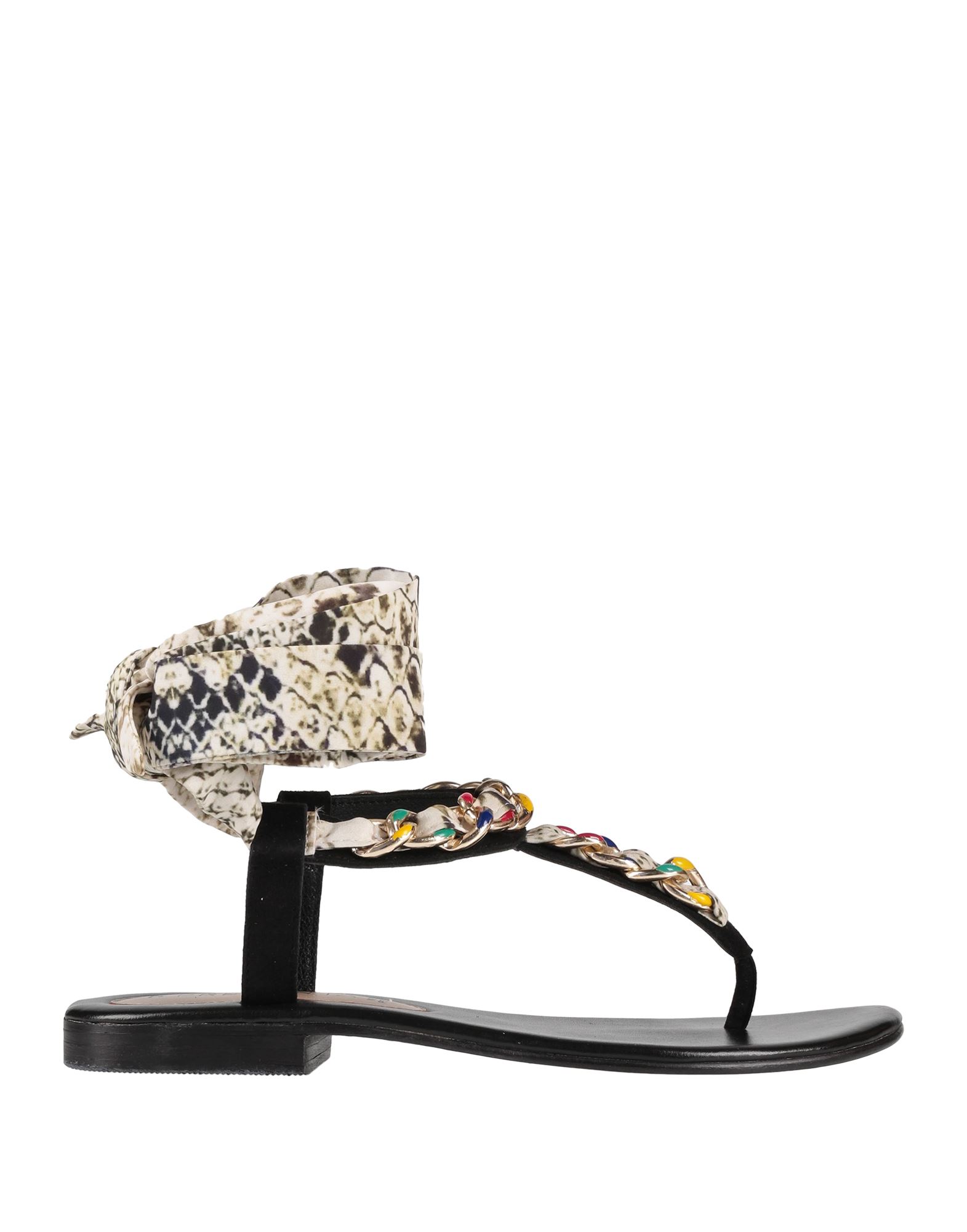Pregunta Toe Strap Sandals In Black