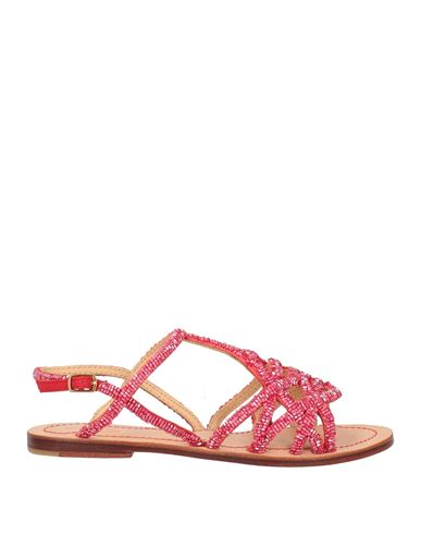 Maliparmi Malìparmi Woman Sandals Red Size 6 Textile Fibers In Pink