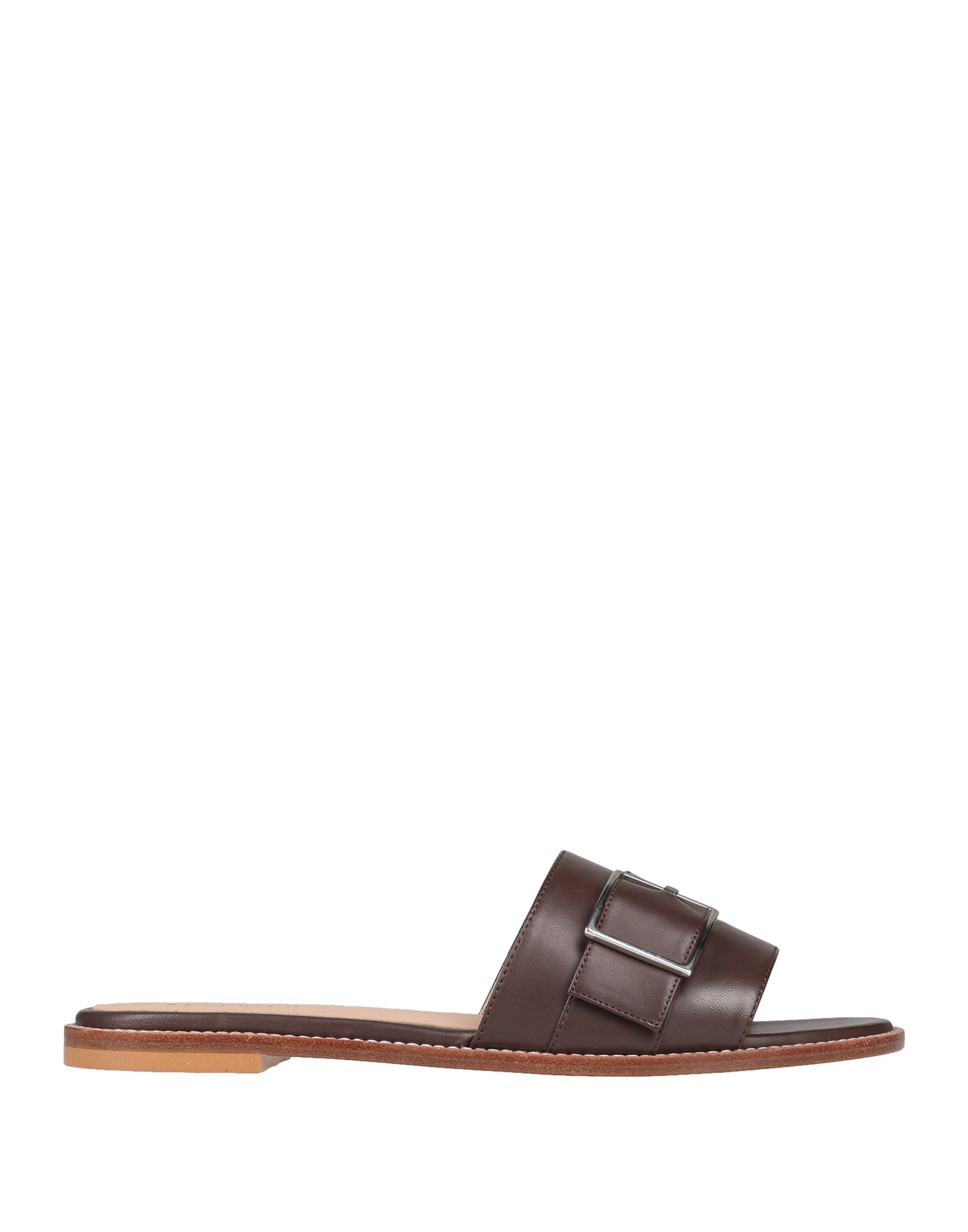 Peserico Sandals In Dark Brown