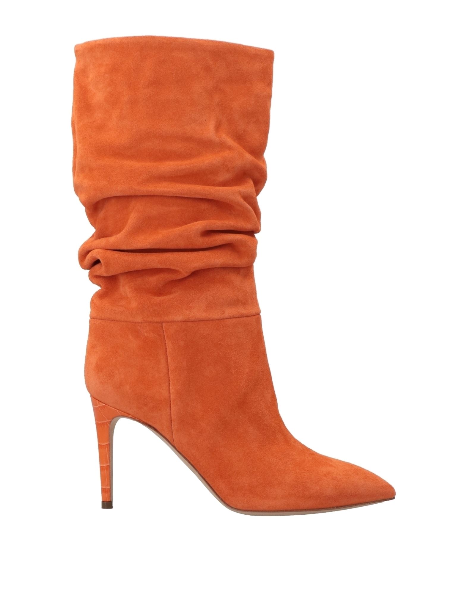 Paris Texas Knee Boots In Orange
