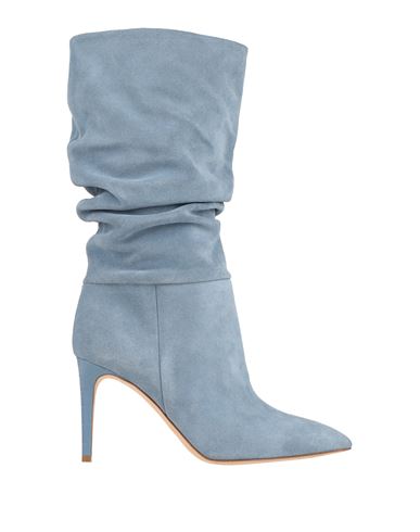 Paris Texas Woman Boot Slate Blue Size 10 Calfskin