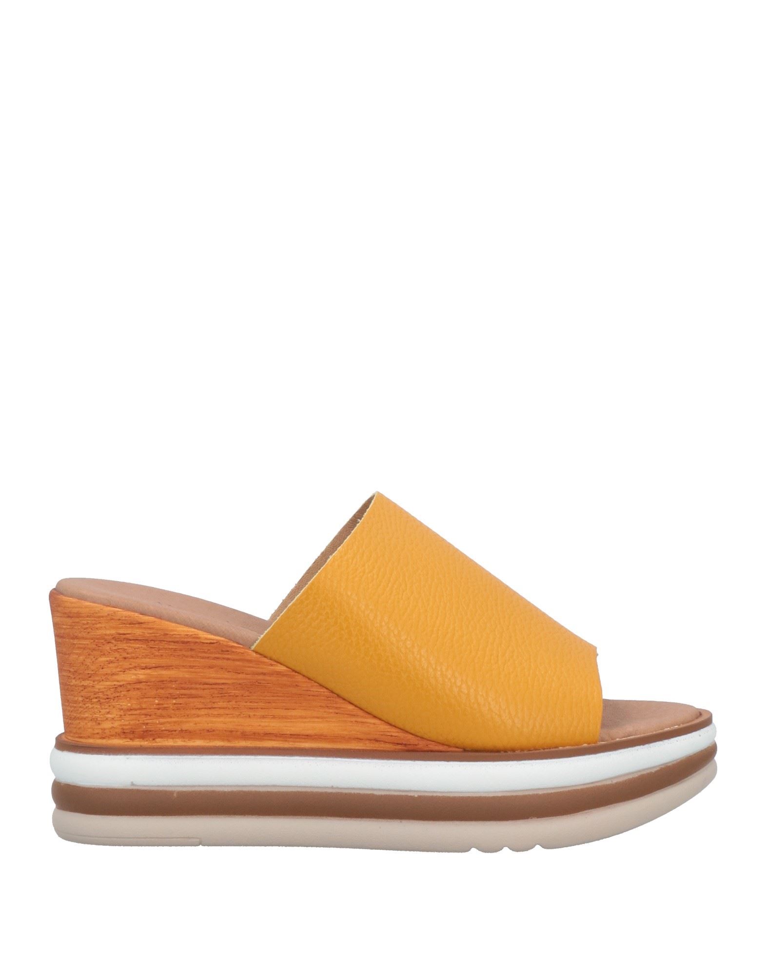 Angela George Sandals In Yellow