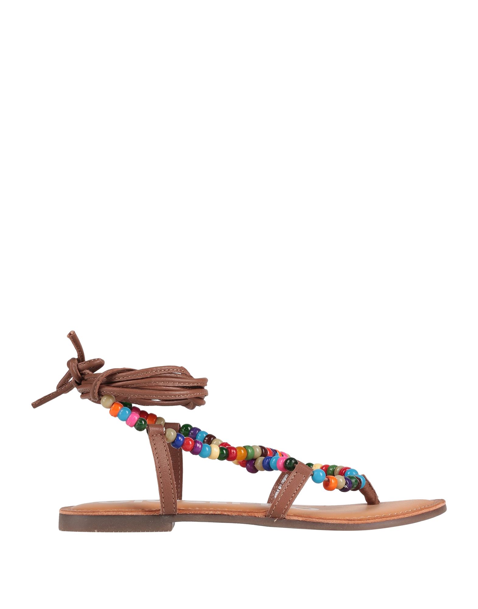 Gioseppo Toe Strap Sandals In Brown