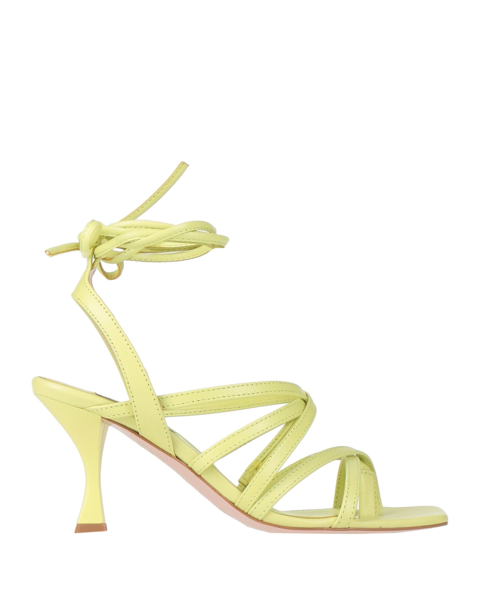 Liu •jo Toe Strap Sandals In Yellow