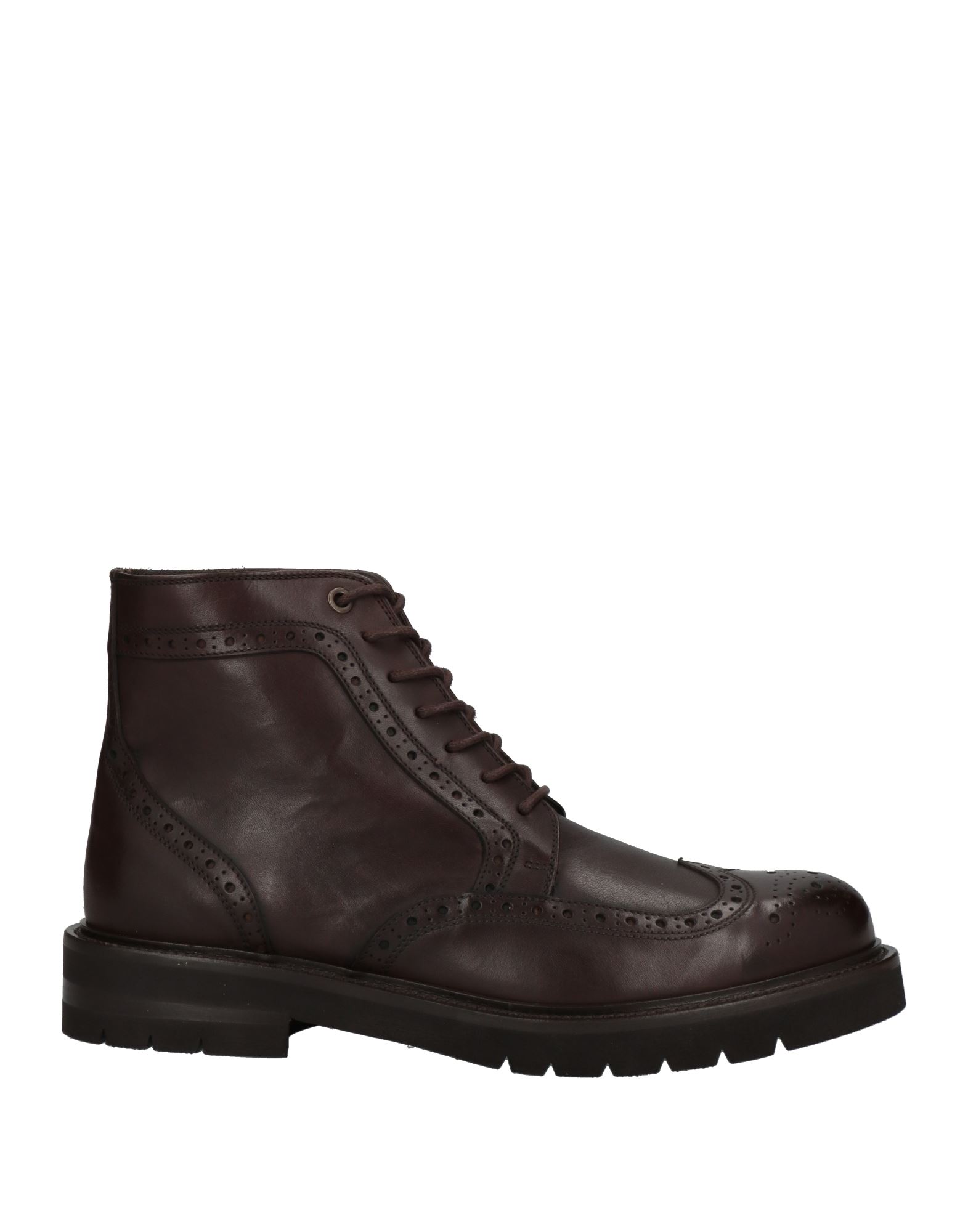 Shop Baldinini Man Ankle Boots Dark Brown Size 7 Calfskin