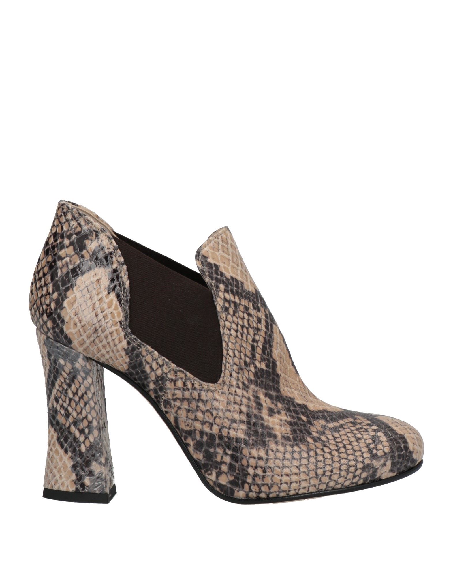 Sgn Giancarlo Paoli Ankle Boots In Beige