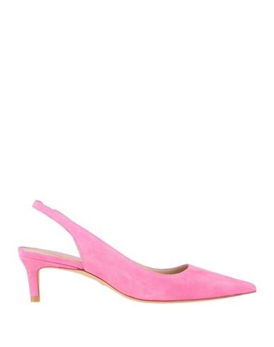 Stuart Weitzman Woman Pumps Fuchsia Size 7.5 Soft Leather In Pink