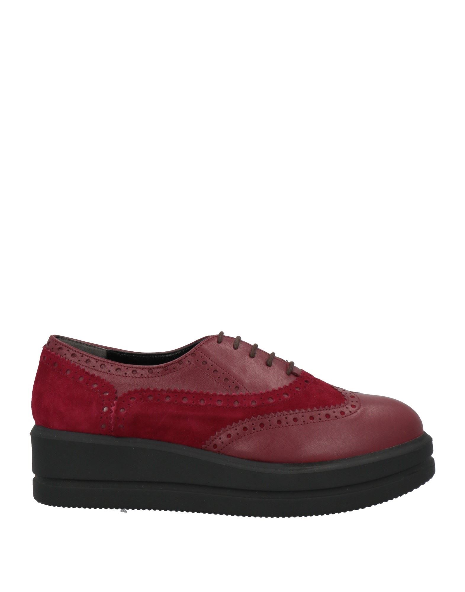 Via Della Spiga Lace-up Shoes In Red