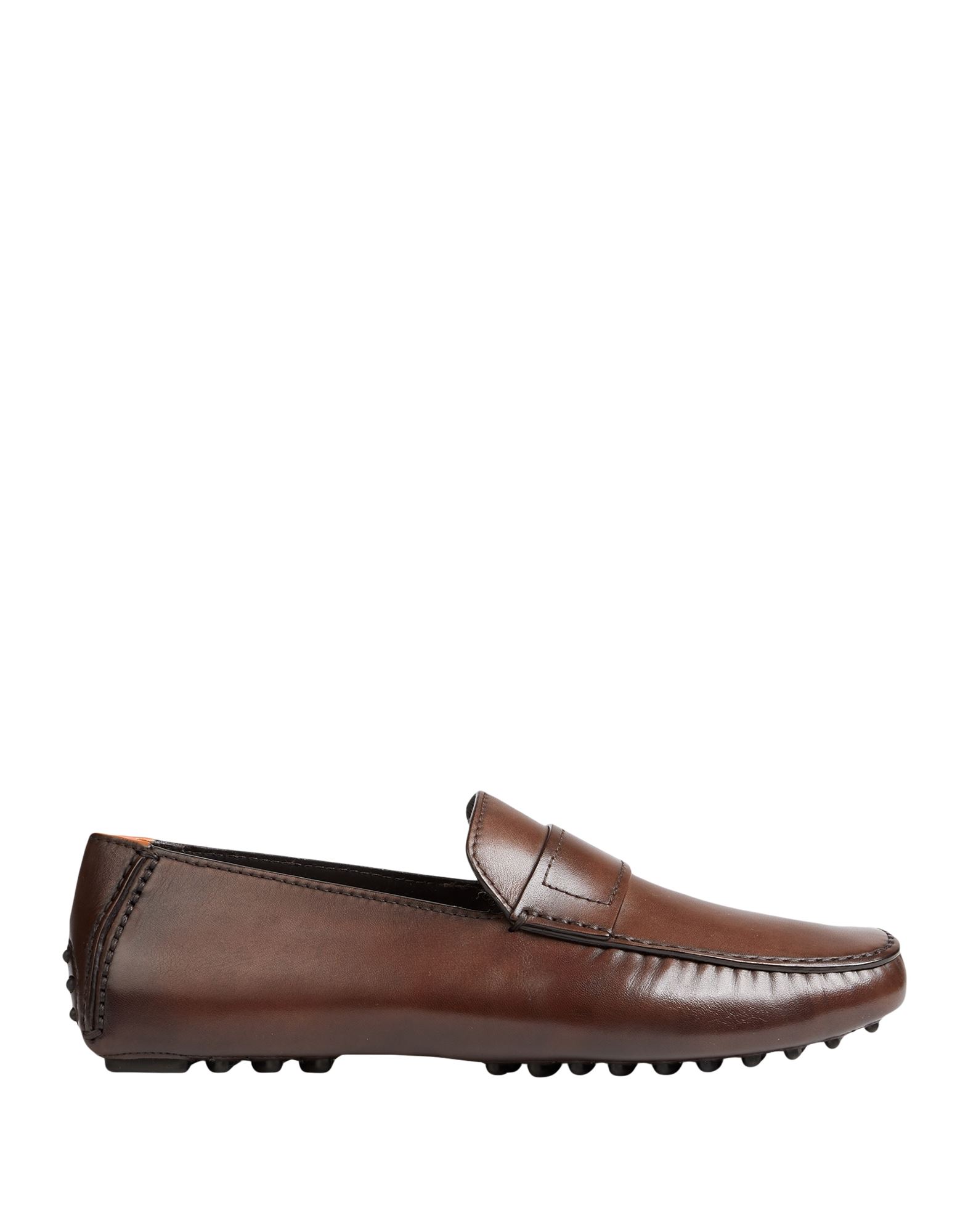 Santoni Loafers In Brown