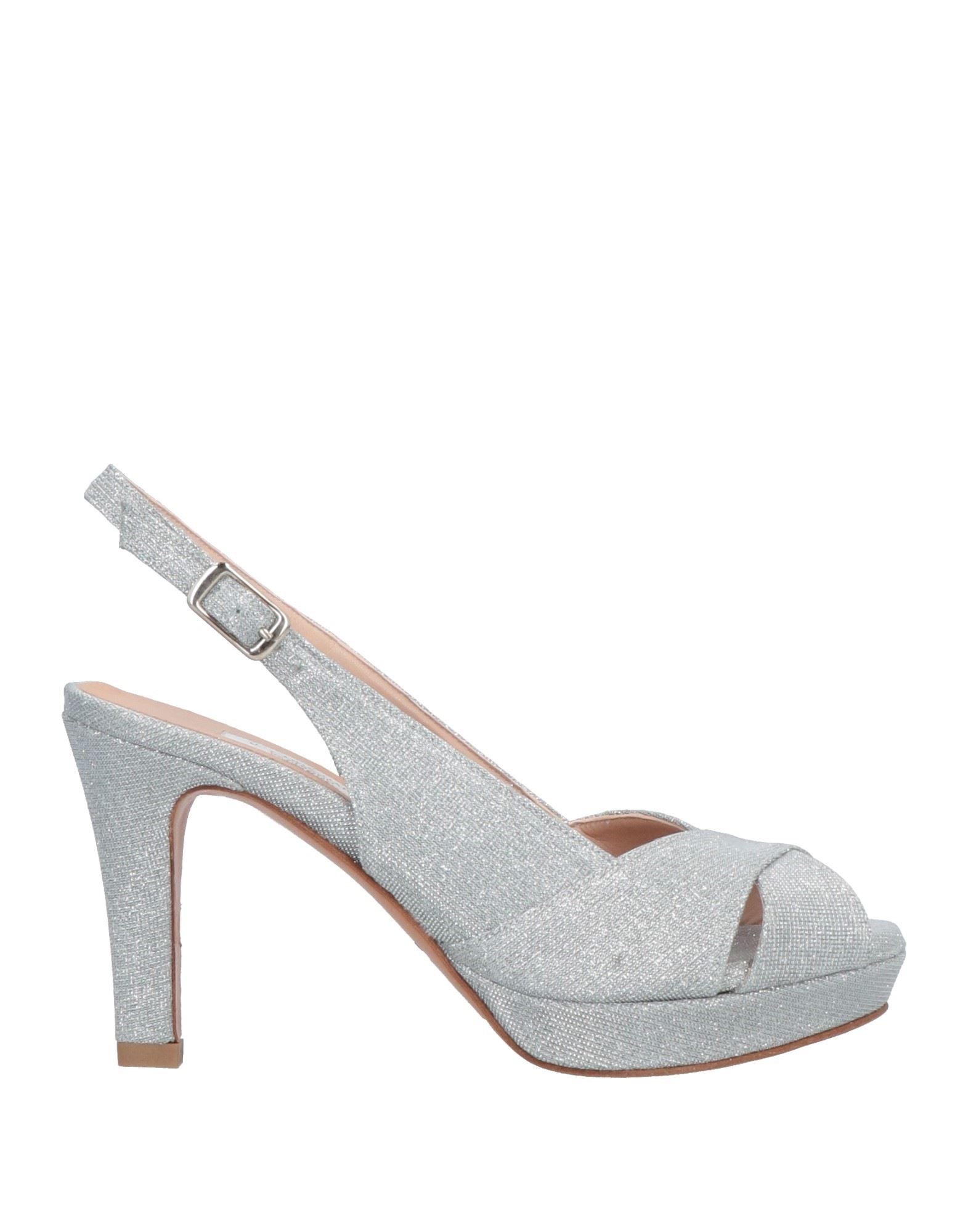 L'amour By Albano Sandals In Silver