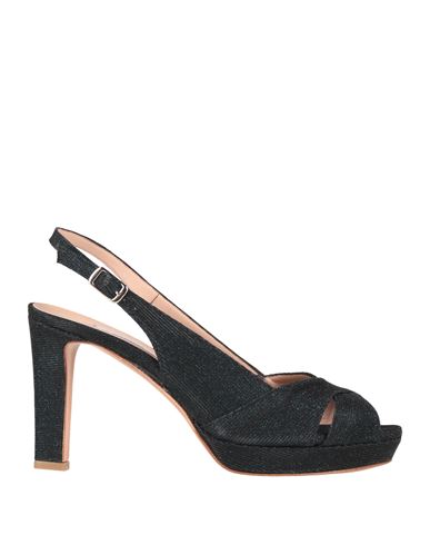 L'amour By Albano Woman Sandals Midnight Blue Size 5 Textile Fibers In Blue