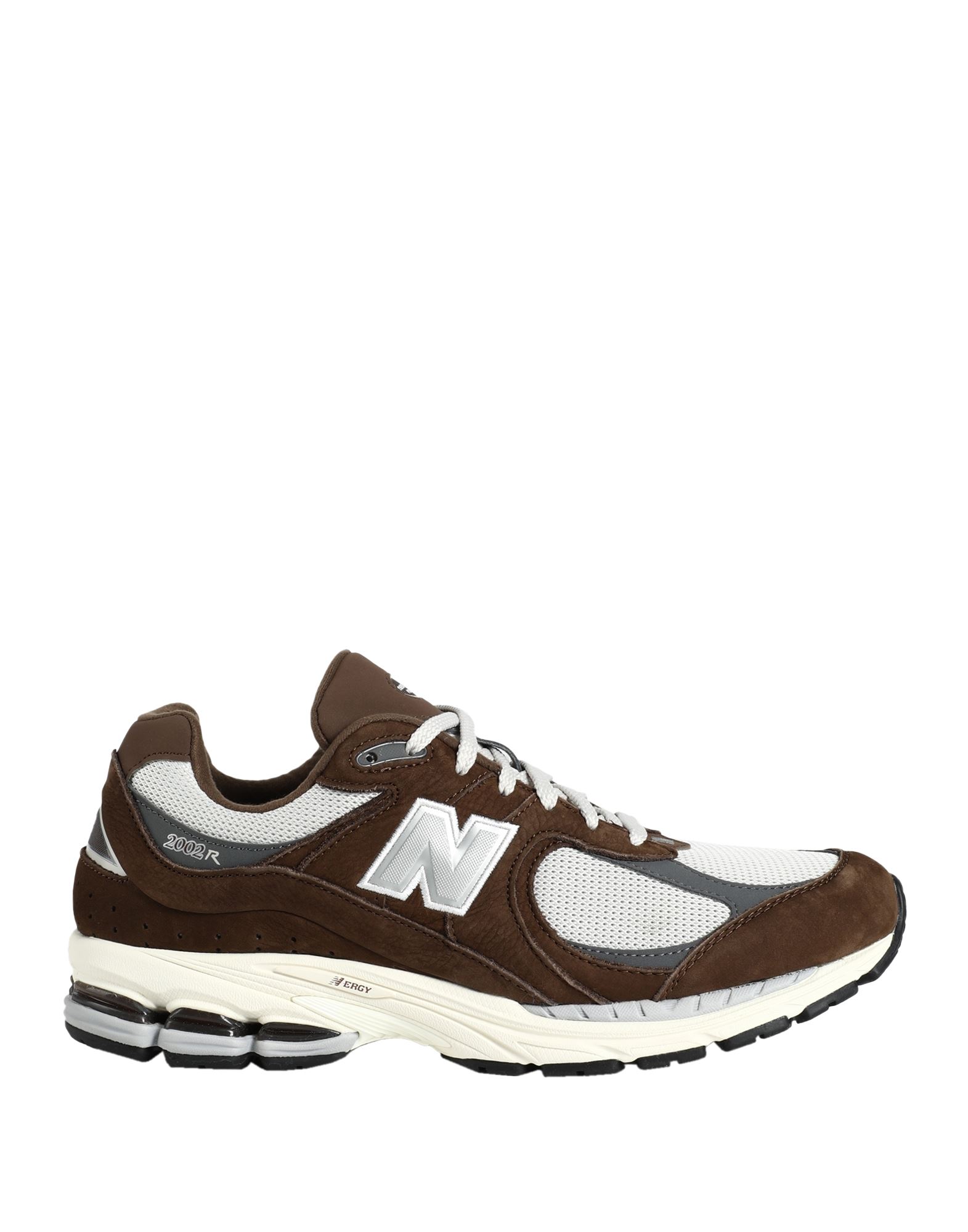 NEW BALANCE NEW BALANCE 2002R MAN SNEAKERS BROWN SIZE 13 SOFT LEATHER, TEXTILE FIBERS
