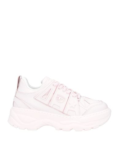 Shop Chiara Ferragni Woman Sneakers Pink Size 8 Soft Leather