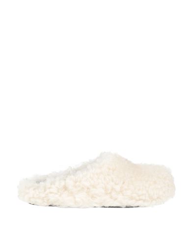 MARNI MARNI MAN MULES & CLOGS WHITE SIZE 9 SHEARLING 