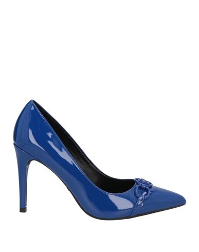Liu •jo Woman Pumps Blue Size 12 Soft Leather