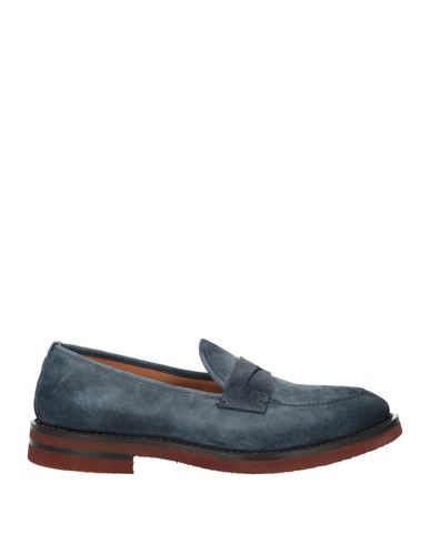 Fabi Man Loafers Slate Blue Size 11 Soft Leather