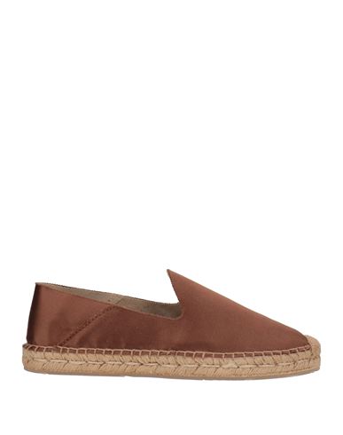 Pedro Garcia Pedro García Woman Espadrilles Brown Size 7.5 Textile Fibers